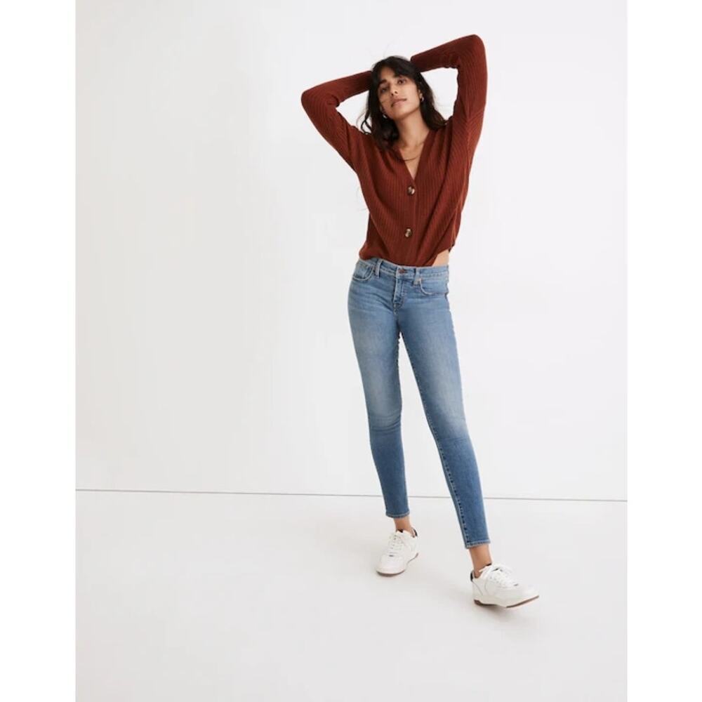 Madewell Tall 8" Skinny Jeans in Maxine Wash sz 28